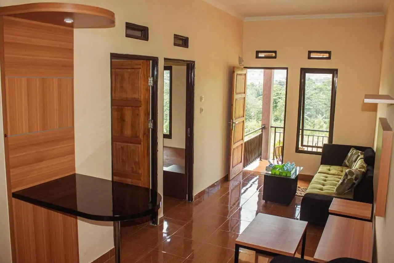 perumahan villa etnik desain interior